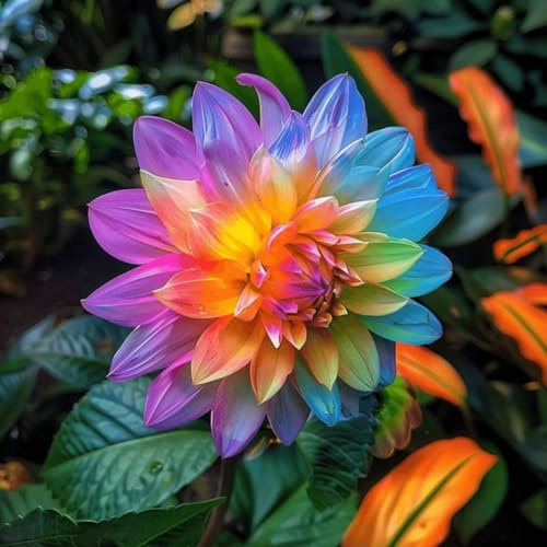 Dalia bulbi,Piante perenni,Dalia pianta vera,resistenti al freddo,Tagliare,Facile da curare, Giardino da balcone(non artificiali)-2 bulbi-E