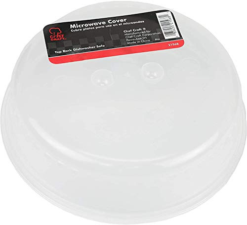 Chef Craft Clear Microwave Cover 10-Inches Diameter (2-Pack)