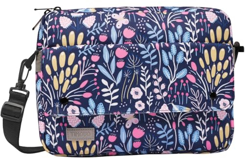 TiMOVO Funda Tableta 9-11 con Correa para iPad A16 Tab, Flor de Colores