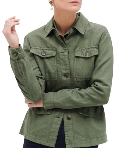 Caroll veste Saharienne en lin et coton