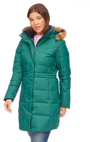 Jeff Green Damen Atmungsaktiver Wasserdichter Daunen Outdoor Parka Fely, Farbe:Rain Forest, Größe:42