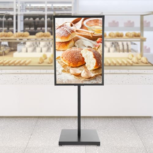 Infoställ affischställ affischställ informationsställ presentationsstativ reklamstålig. 90 x 65 cm, utmärkt displayeffekt kan ge en bättre visuell effekt för reklam