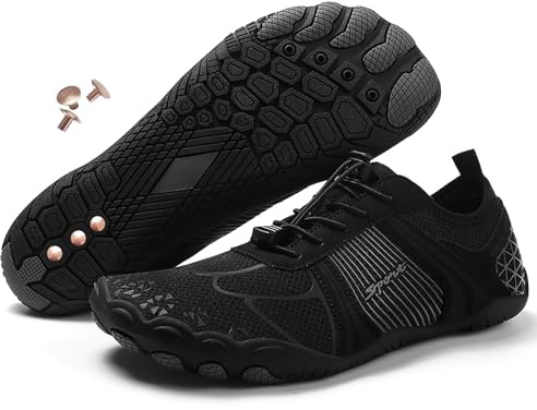 Generisch Chaussures de mise à la terre, Chaussures de mise à la terre avec cuivre pour femmes, Chaussures de randonnée pieds nus pour femmes et hommes, 43 EU