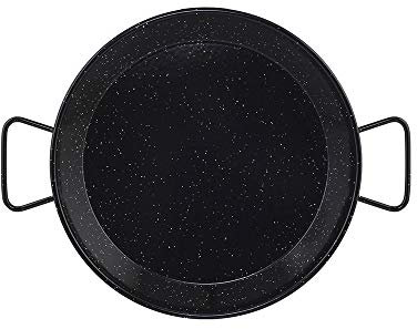 Metaltex - Paellabehälter aus emailliertem Stahl, 10 Portionen, 42 cm