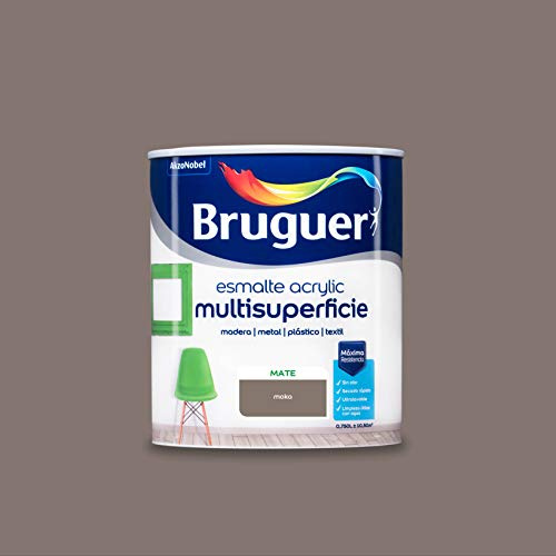 Bruguer Acrylic Multisuperficie Esmalte al agua Mate Moka 750 ml