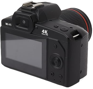Cámara Digital para Fotografía, Cámara de Vlogging FHD 4K 64MP, Cámaras de Apuntar y Disparar con Pantalla de 3 Pulgadas, Zoom 16X, Cámara Pequeña Portátil para Adolescentes,