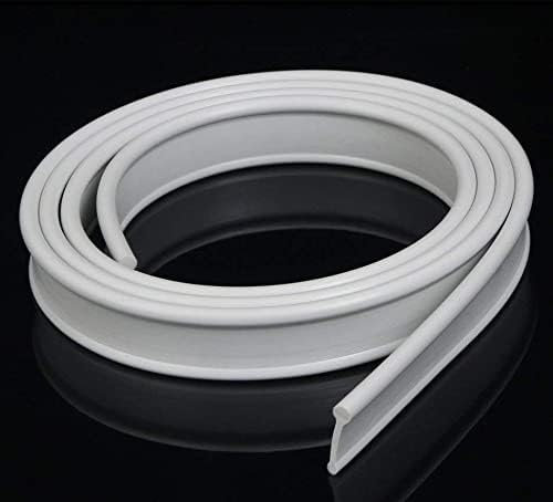 ZANOFIRA Grey Soft Rubber Shower Door Seal for Folding Bath Screen Seal Replacement 1200mm