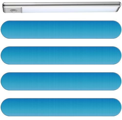 Konohan 4 Pcs Under Cabinet Lights Magnetic Sticky, Cabinet Lights Replacement Magnetic Strips