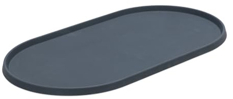 Designed by Lotte Platzset Oona, Hundenapf, Silikon, Anthrazit, 45x25 cm