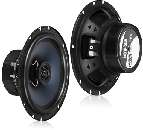 LIFKOME Altavoces Coaxiales para Coche 6,5 Pulgadas Kit Alta Potencia Audio Fuerte Altavoz Puerta Delantera Sonido Equilibrado Piezas De Automóviles Uso Automotor