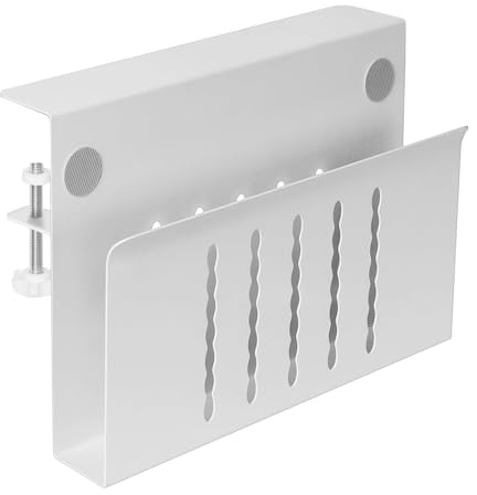 Dcfbkl Support latéral ergonomique en aluminium polyvalent pour ordinateur portable avec trou de refroidissement sous les organiseurs