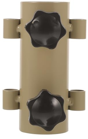 Yardwe Steel Awning Pole Holder for Tent and Awning, Easy to Install Camping Canopy Rod Fixed Tube Made of Sturdy Steel, Suitable for Hiking and Outdoor Use
