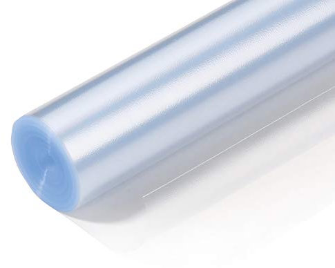 HERMA 7389 Buchschutzfolie nicht klebend transparent, 50 m x 40 cm, reiß- & wasserfest Bucheinschlagfolie, matt genarbte Buchfolie aus robuster Polypropylen-Folie für dauerhaftes Einbinden