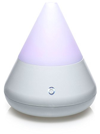 pajoma Aroma Diffuser, Ultraschall Luftbefeuchter mit LED Licht, Humidifier Aromatherapie Diffusor (Weiss)