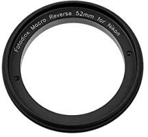 Fotodiox 52mm Filter Thread Lens, Macro Reverse Ring Camera Mount Adapter, for Nikon D1, D2, D3, D3x,D3s, D100, D200, D300, D300s, D700, D40, D40x, D50, D60, D70, D70s, D80, D90, D3000, D3100, D5000, D7000