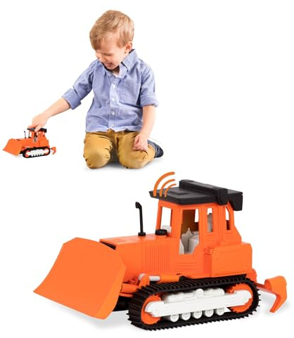 DRIVEN by Battat – 7-tums bulldozerleksak med ljus och ljud, rörliga delar, byggfordon för pojkar och flickor, slitstark design, realistiska detaljer, present för barn från 3 år