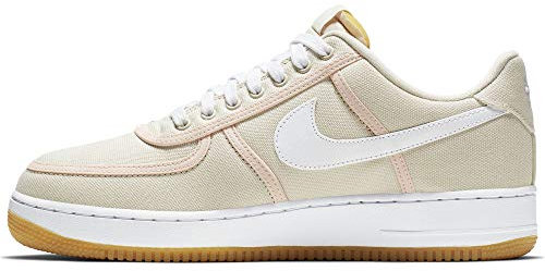 NIKE Air Force 1 '07 PRM, Sneaker Hombre, Multicolor (Light Cream/White/Crimson Tint 000), 38.5 EU
