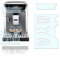 Abtropfblech Kratzschutz Folie und Display Schutzfolie geeignet für DeLonghi PrimaDonna ECAM CLASS 550.55 550.65 550.85 550.75