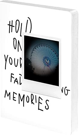 Nuuna Notizbuch A5+ | Graphic Thermo L - Fading Memories | 3,5 mm Punktraster | 256 nummerierte Seiten | 120 g Premium-Papier | JeansLabel weiß | nachhaltig produziert in Deutschland