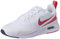 Nike Damen Air Max Nuaxis Damenschuh, White/Aster Pink-Black-Comet Red, 39 EU