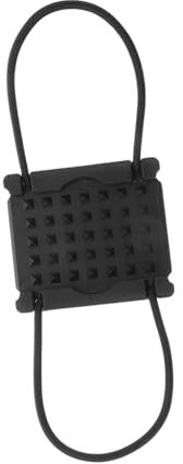 MUELODSIC Gegengewichtsfixierplatte praktisches Tauchgewicht Teil des Tauchgewichts Training mit Tauchgewicht zusätzliches Gewicht beim Tauchen Fixierung des Tauchgewichts Glasfaser Schwarz