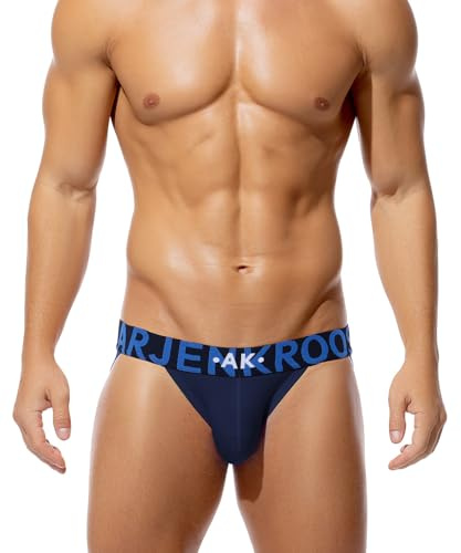 Arjen Kroos Jockstrap herr bomull sport hängsmycke ventilerande stringtrosa tanga, låg midja