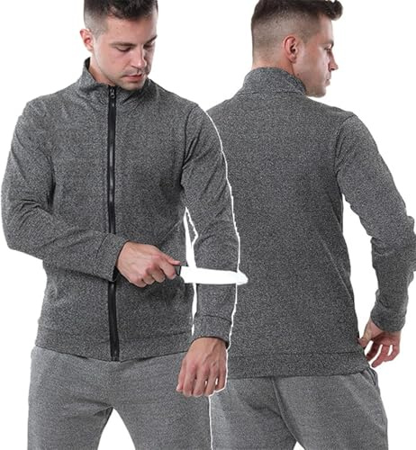 JuanNest Gilet Anti-Coltello Nascosto, Abbigliamento Antitaglio di Livello 5, Camicia Resistente al Taglio, Gilet Anti-Coltello di Protezione di Sicurezza Leggero Tattico, Giubbotto Anti Coltello S