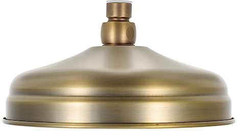 Vintage koppar regnduschhuvud - retro vattenfall badrumsspruta stor täckning enkel installation för eleganta duschar träfri design perfekt för snygga badrum