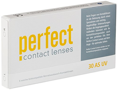Perfect 30 AS UV Monatslinsen weich, 6 Stück / BC 8.60 mm / DIA 14.20 mm / -7.5 Dioptrien