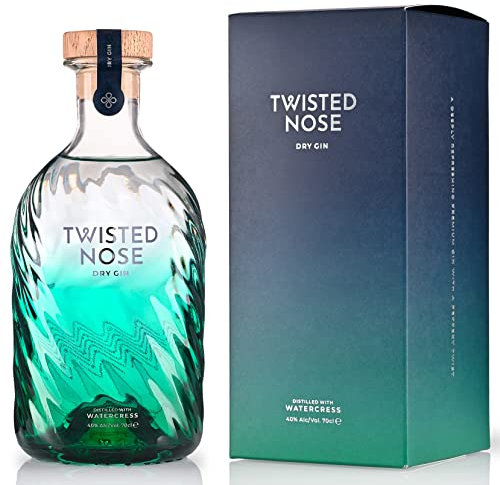 Twisted Nose Premium Dry Gin – World Award Winner – 70cl Bottle with Gift Box