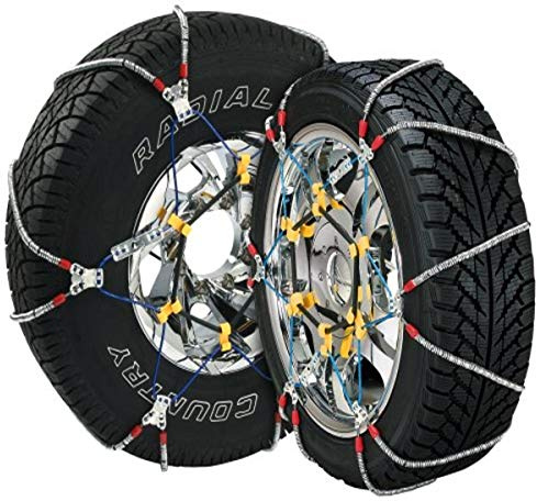 SCC SZ462 Super Z8 8mm Commercial and Light Truck Tire Traction Chain - Set of 2