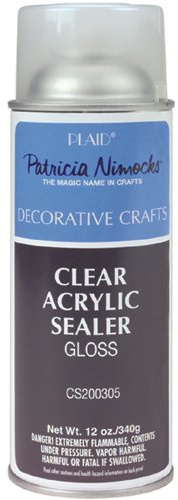 Plaid Patricia Nimocks Clear Acrylic Sealer (12-Ounce), CS200305 Gloss