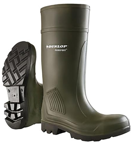 Stivali da lavoro Dunlop Purofort professionale completa sicurezza verde scuro / nero, S5 - 42 - C462933