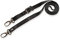 Josephine Osthoff - SCHULTERRIEMEN Echtleder Ersatzriemen Gurt Crossbody Strap Ersatz 135 cm Länge 2 cm Breite, Farbe:Schwarz/Silber