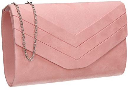SWANKYSWANS Women's Olie Faux Suede Envelope Clutch
