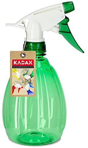 KADAX Pflanzenspritze aus Kunststoff, 0,5l, Sprühflasche, Zerstäuber, Sprüher, für Küche, Bad, Wasser, Spritzgerät, Trigger-Wassersprüher (Grün)