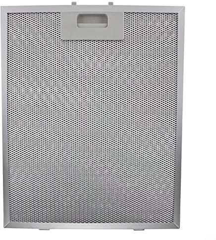 HpLive 1 filtre à graisse en métal pour hotte aspirante - En acier inoxydable - 320 x 260 mm - Filtre de rechange - Accessoire de rechange pour hotte aspirante de cuisine