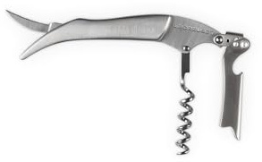 Le Creuset Stainless Steel One-Step Waiter's Friend Corkscrew Wine Opener