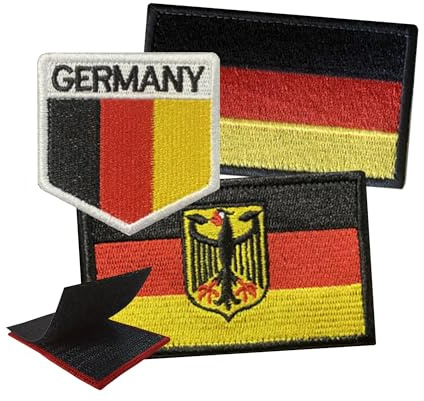 Drapeau Allemagne patch scratch 3 ecusson scratch patch militaire patches sac a dos ecusson militaire deco Allemagne scratch German Flag Allemand Germany Patches