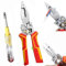 9-in-1 Wire Stripper Cable Strippers Twister with Electricity Measurement Multifunctional Wire Stripper for Branching Winding Splitting Measuring Electricity Opening Cables with 1 Electrician Tester