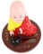 YARNOW Adorno estatuilla Solar Figuras de carros para Tablero cabezones para Autos cabezón para salpicadero Juguete Solar decoración del Tablero Figuras del Tablero el plastico