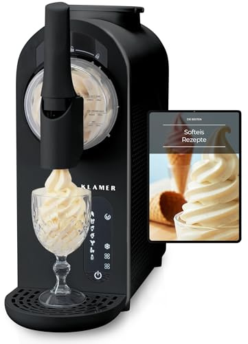KLAMER Softeismaschine, Eismaschine & Slush Maschine mit 7 Programmen