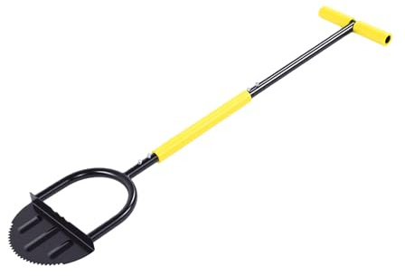 Oreilet Tagliabordi Prato, Tagliabordi Manuale a Mezzaluna con Pedana Larga, per a Dente di con Manico Lungo per Bordi del Giardino Paesaggistica Cortile Marciapiede