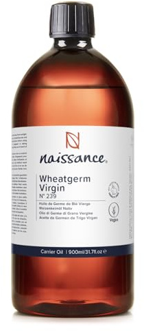 Naissance Olio di Germe di Grano Vergine (No. 239) 900ml - Idratante e Nutriente per Pelle e Capelli - Ideale come Olio da Massaggio Base