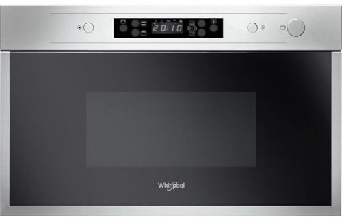 Whirlpool AMW 442/IX Intégré 22L 750W Acier inoxydable micro-onde - Micro-ondes (Intégré, 22 L, 750 W, Acier inoxydable, 700 W, 25 cm)