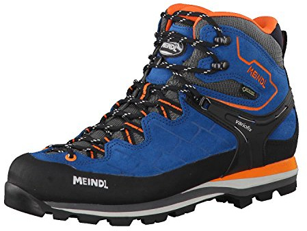 Meindl Herren Trekking-& Wanderstiefel, Blau (Blue/Ornag), 39.5 EU