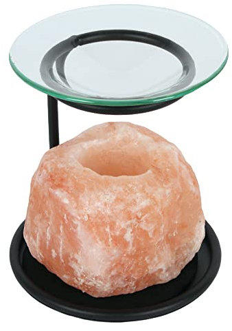 Something Different Natural Himalayan Salt lamp oil burner Boxed, Pink
