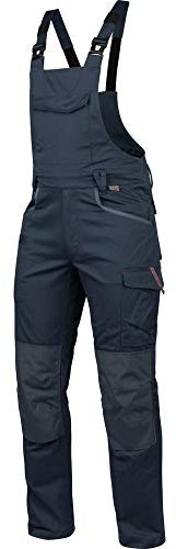 WÜRTH MODYF Arbeitslatzhose Stretch X - professionelle Arbeitshose für Herren - Latzhose mit Reißverschluss - in der Größe 44 in Blau