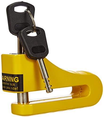 TJ MARVIN BLOCCADISCO Z05 Giallo da 96 mm con perno da 10 mm in lega