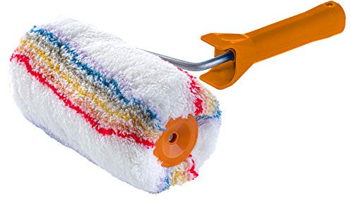 KADAX Rodillo de pintura para interiores y exteriores, con mango de plástico, rodillo para pintura de pared, fachada, rodillo de pintor (25 cm)